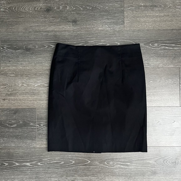 Talbots Dresses & Skirts - Talbots Pencil Skirt Size 10P Black NWT Knee Length Cotton Blend Stretch Career